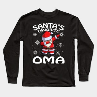 Santas Favorite Oma Christmas Long Sleeve T-Shirt